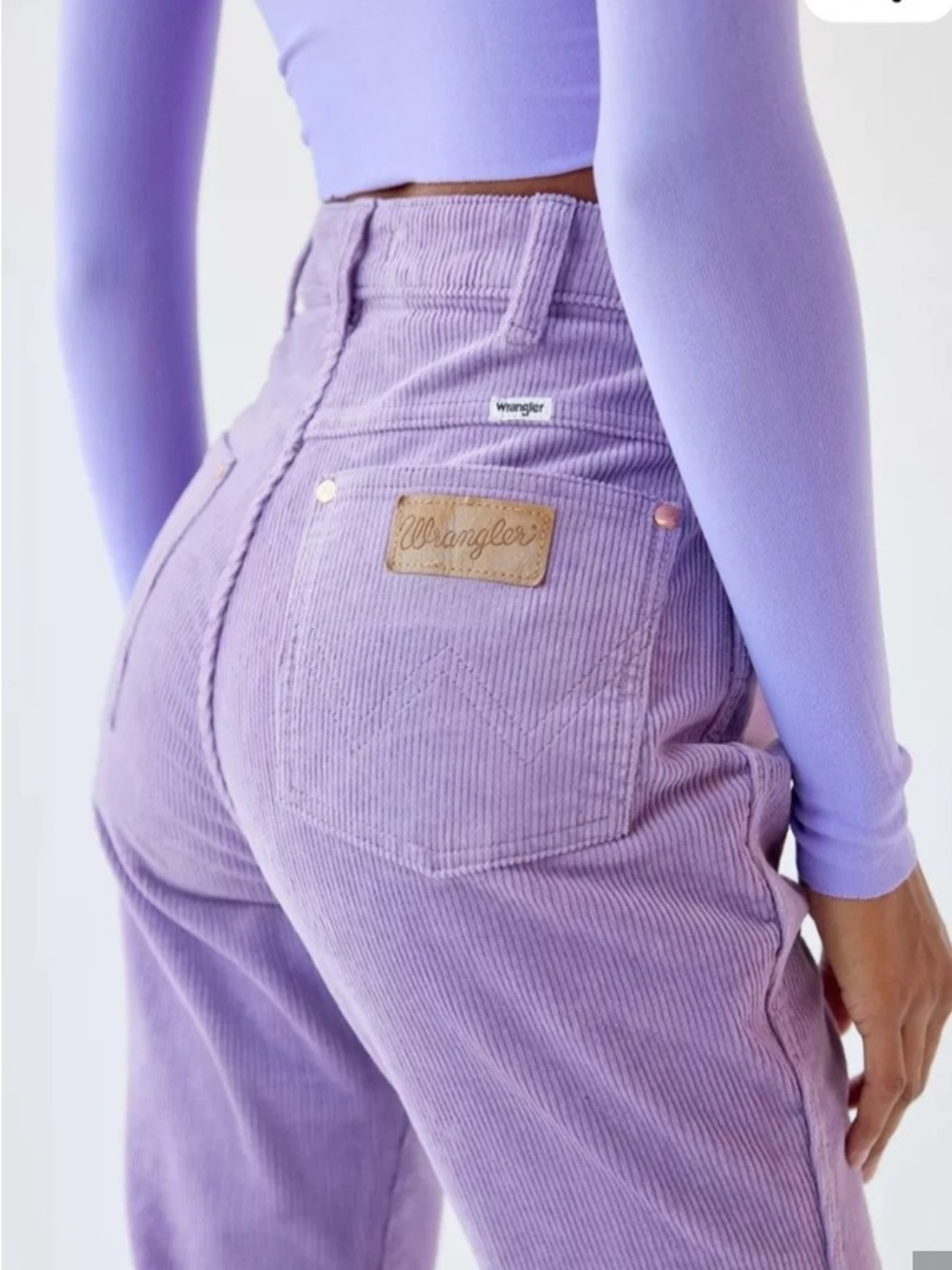 Wrangler Westward Corduroy Purple Bootcut Pants Urban Outfitters NWT - 24 X 32 - Picture 3 of 15